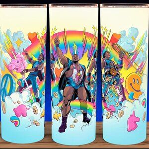 Wresting New Day Big E Trio Colorful Cup Mug Tumbler 20oz